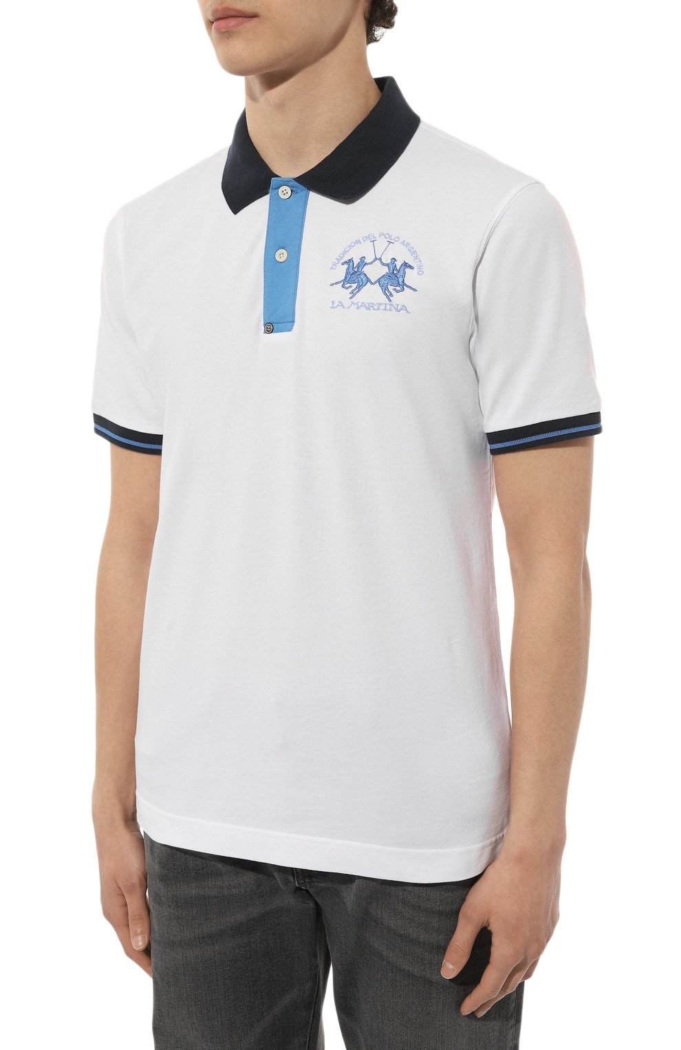 Хлопковое поло LA MARTINA, арт. VMP005/PK001, фото 3