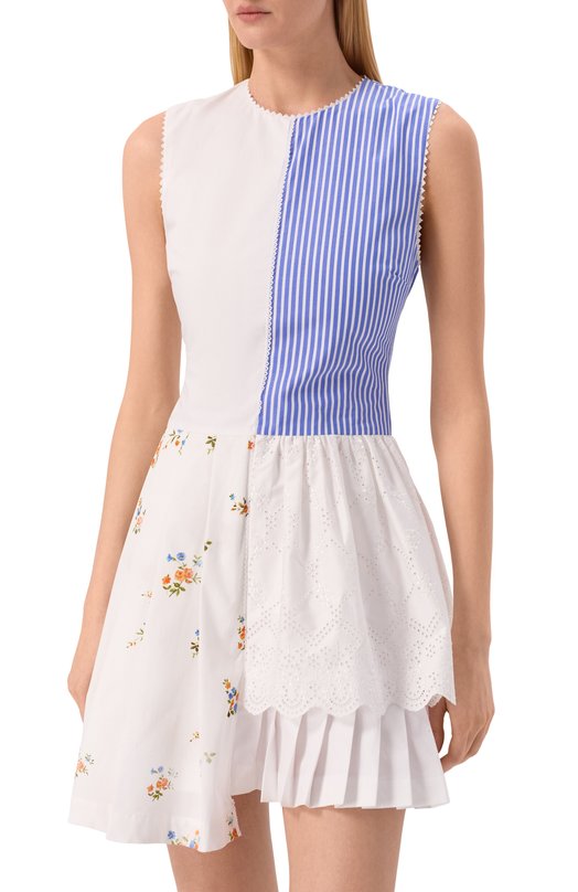 Хлопковое платье MSGM 4041MDA27Y/267157 Разноцветный  4041MDA27Y/267157 Фото 3