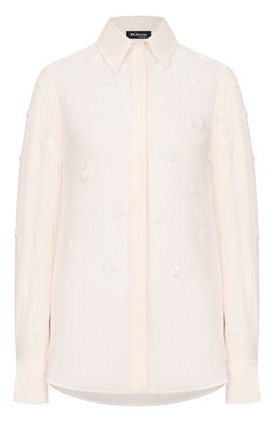 Женская шелковая рубашка KITON, арт. D62440K01