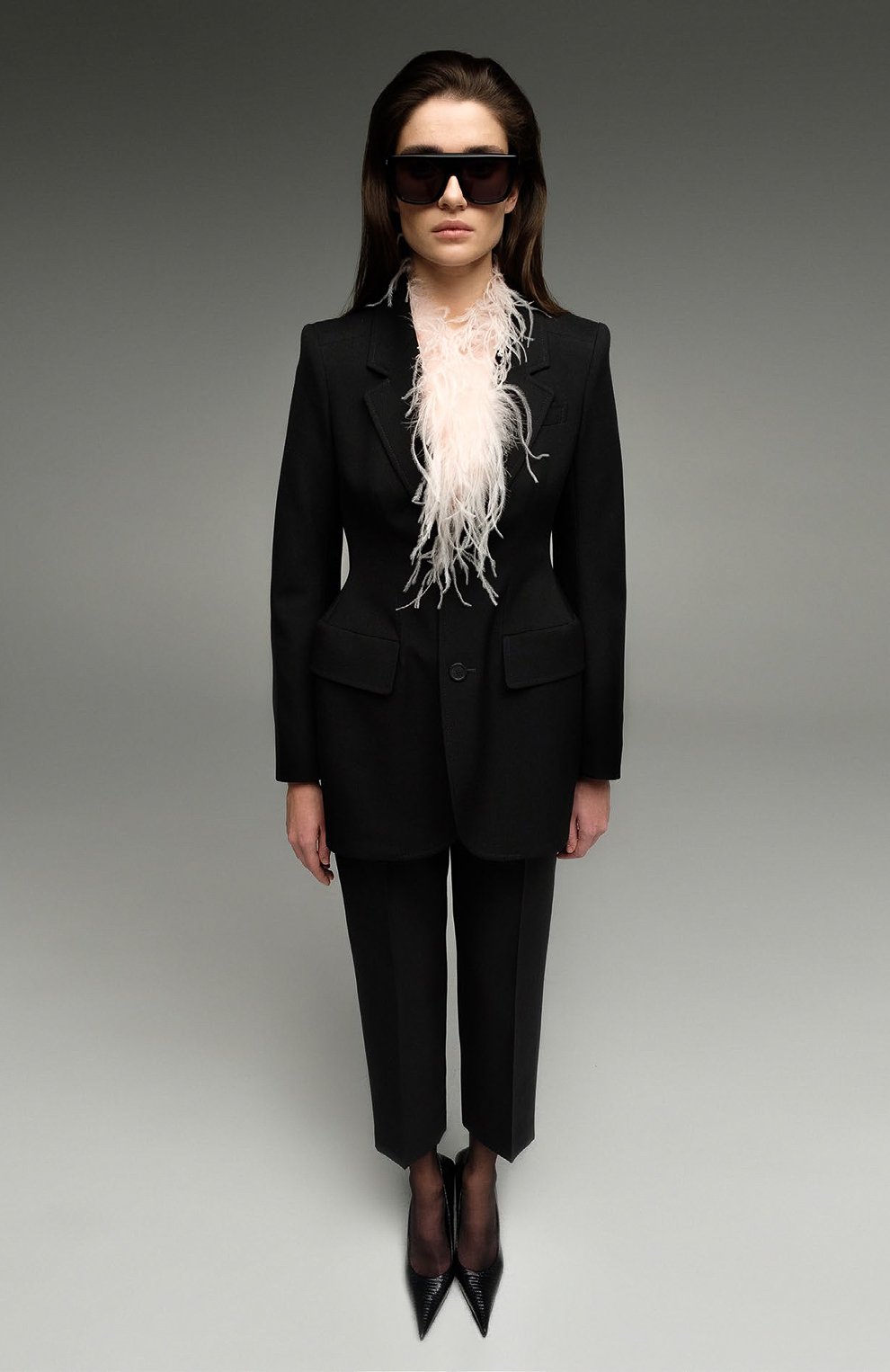 Кардиган с отделкой перьями GIUSEPPE DI MORABITO, арт. FW21121KN-156, фото 6