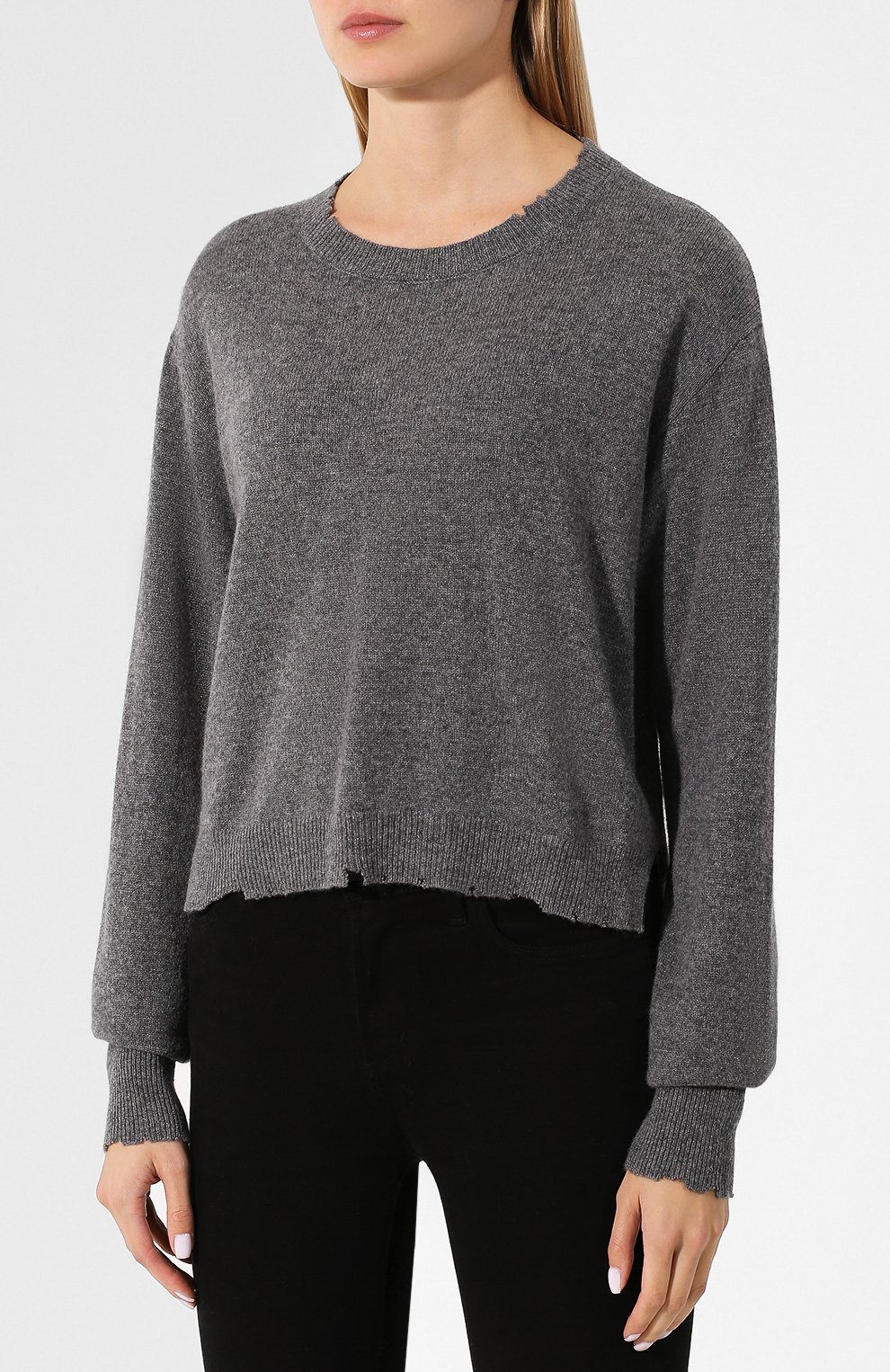 Кашемировый пуловер RTA, арт. WF9CS-850HTGR, фото 3