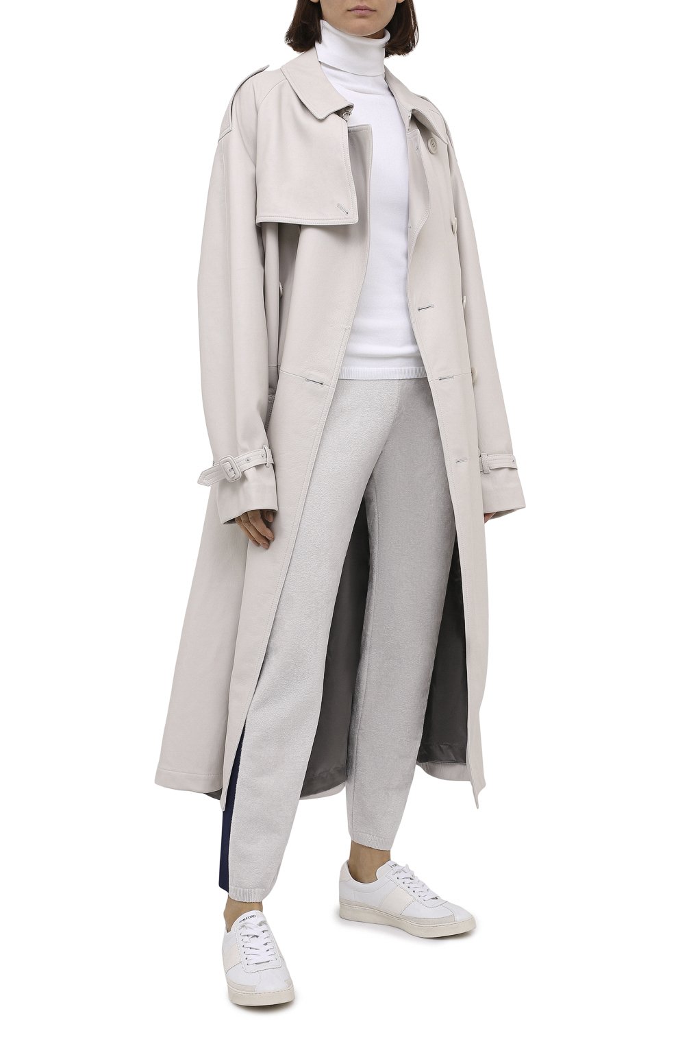 Брюки GIORGIO ARMANI светло-серого цвета по цене 140500 руб., арт. 6HAP05/AM70Z, фото 2 Брюки GIORGIO ARMANI, арт. 6HAP05/AM70Z, фото 2