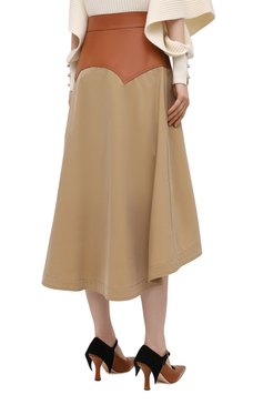Юбка с отделкой из кожи LOEWE, арт. S540Y20X03, фото 1