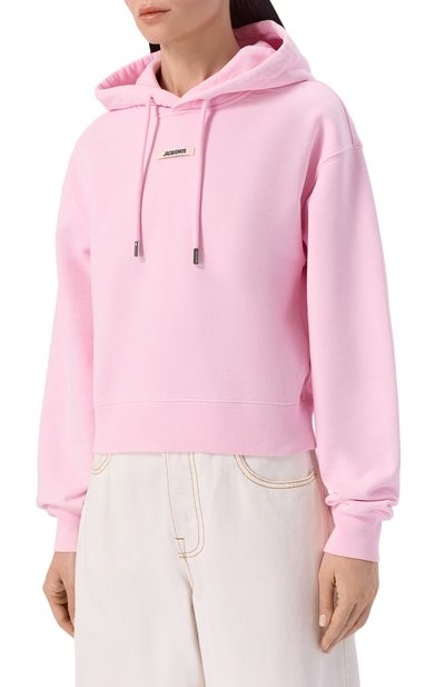Хлопковое худи JACQUEMUS, арт. 24EH0W00247/AJ00109, фото 3
