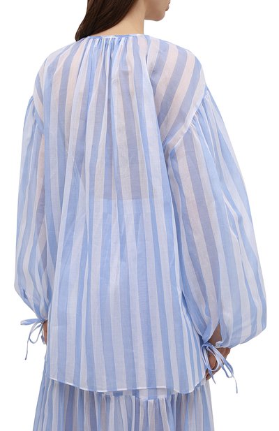 Хлопковая блузка MSGM, арт. 3042MDM119A 217310, фото 4