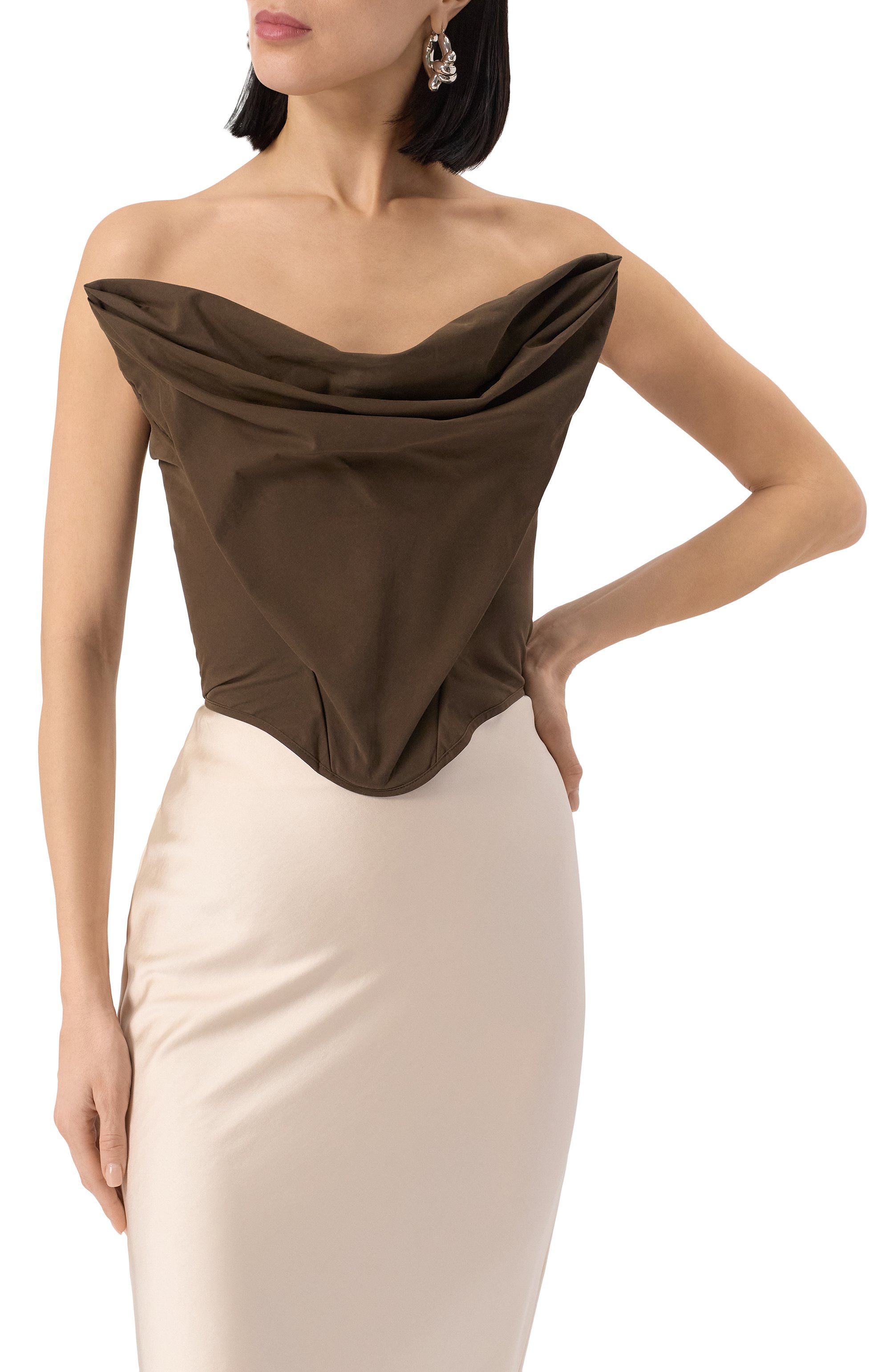 Хлопковый топ MAGDA BUTRYM, арт. 215425, фото 3