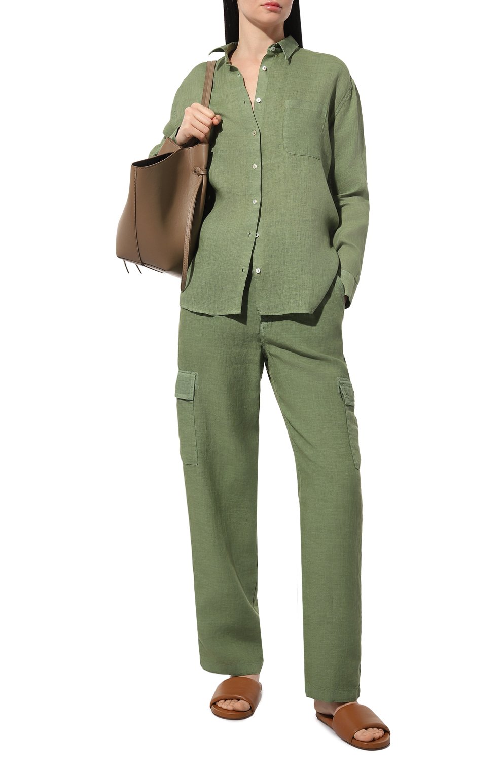 Льняная рубашка 120% LINO, арт. 31ALIW19GE/000B317/S00, фото 2