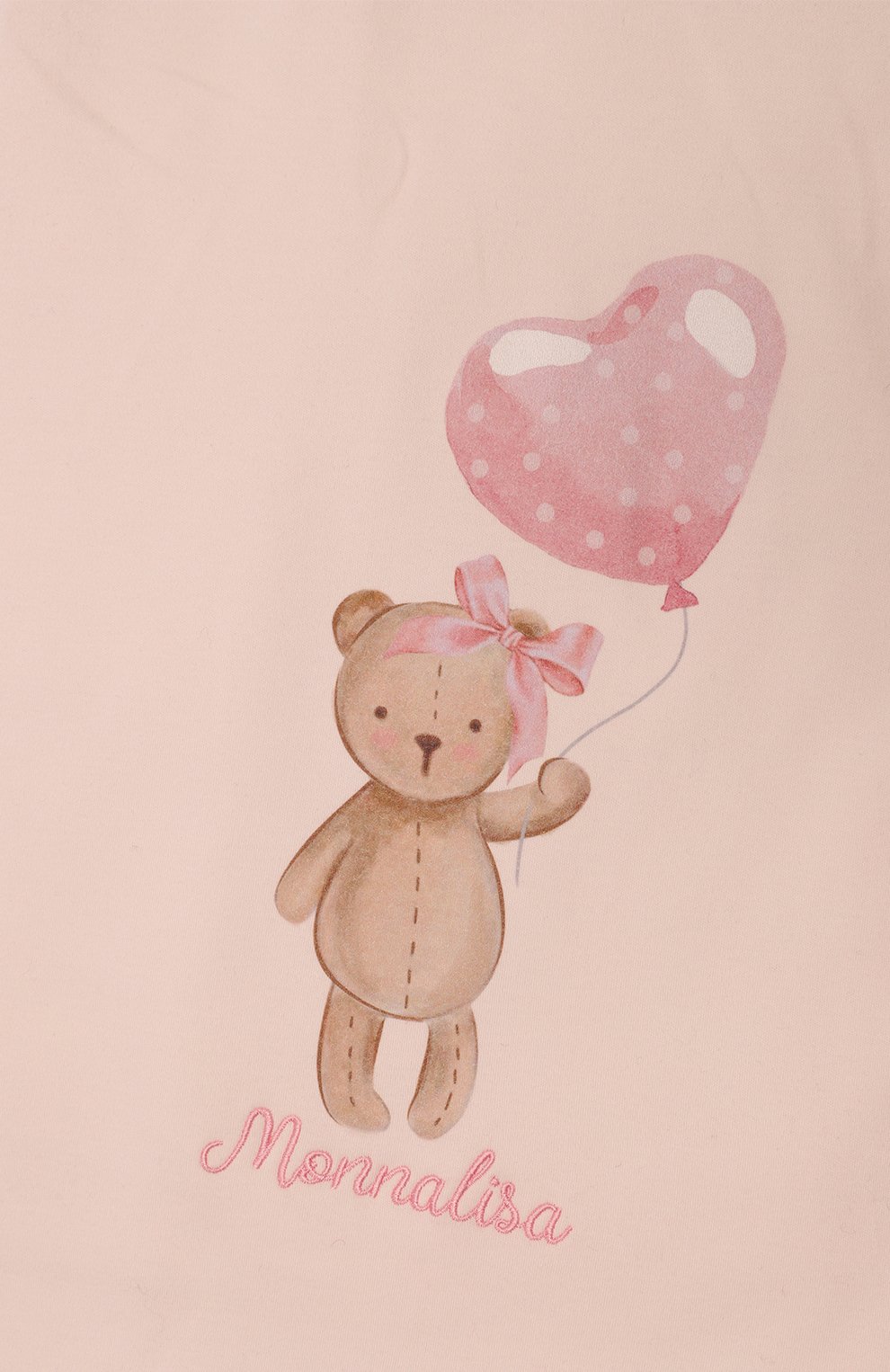 Хлопковое покрывало MONNALISA розового цвета по цене 16065 руб., арт. 35B009, фото 2 Хлопковое покрывало MONNALISA, арт. 35B009, фото 2