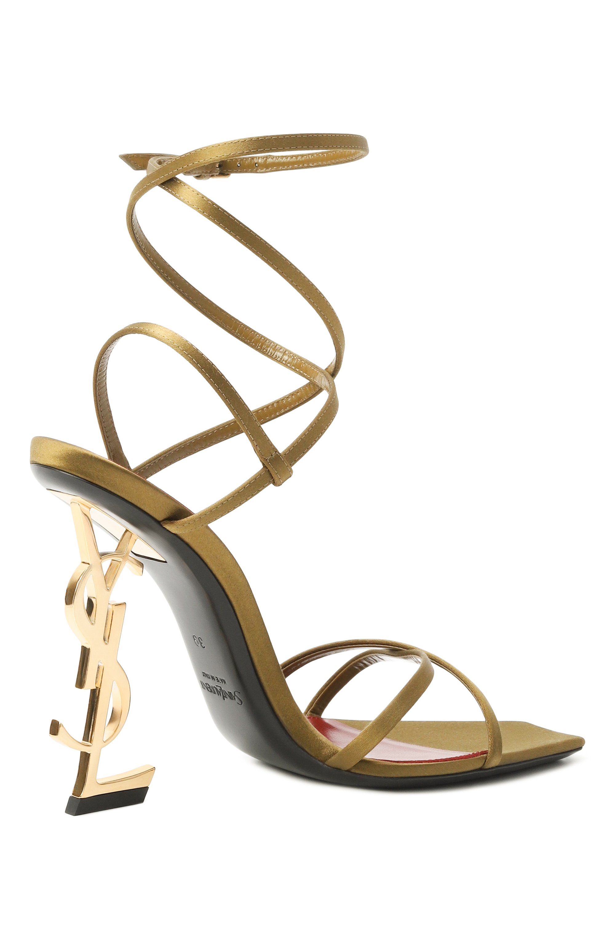 Текстильные босоножки opyum 110 SAINT LAURENT, арт. 817972/9QNBS, фото 5