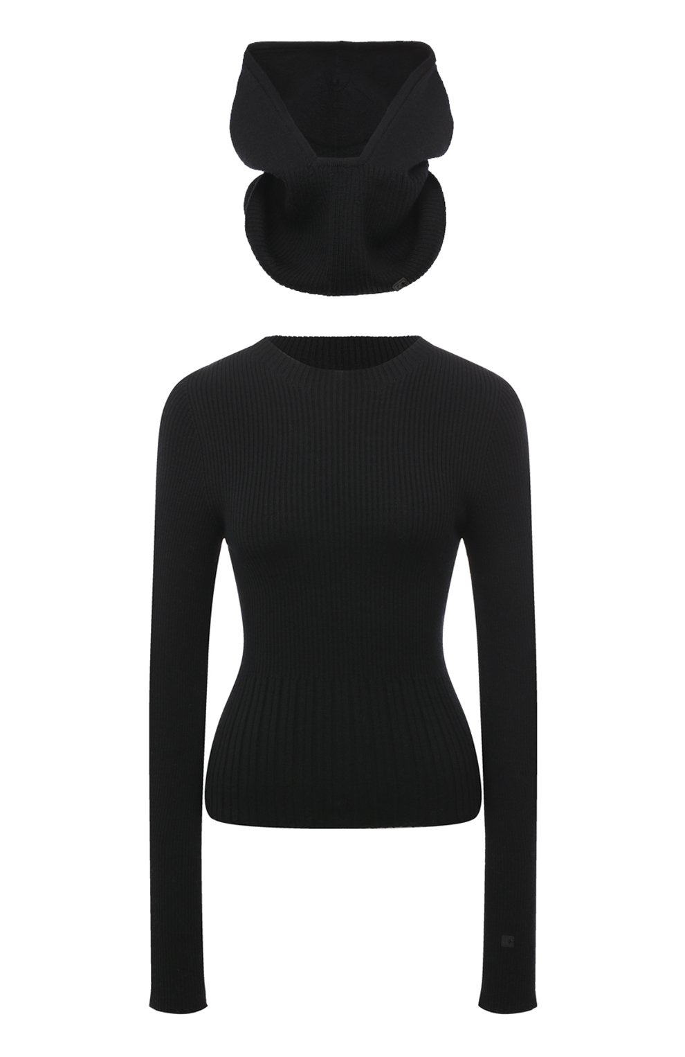 Пуловер с балаклавой LOW CLASSIC, арт. L0W22FW_KN14BK, фото 1