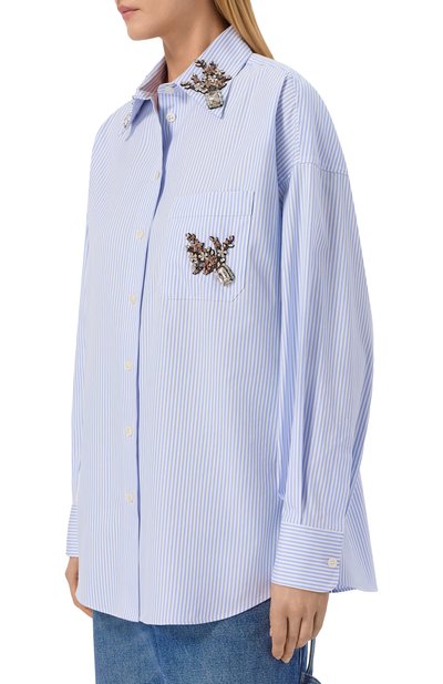 Хлопковая рубашка DOLCE & GABBANA, арт. F5U57Z/FR536, фото 3