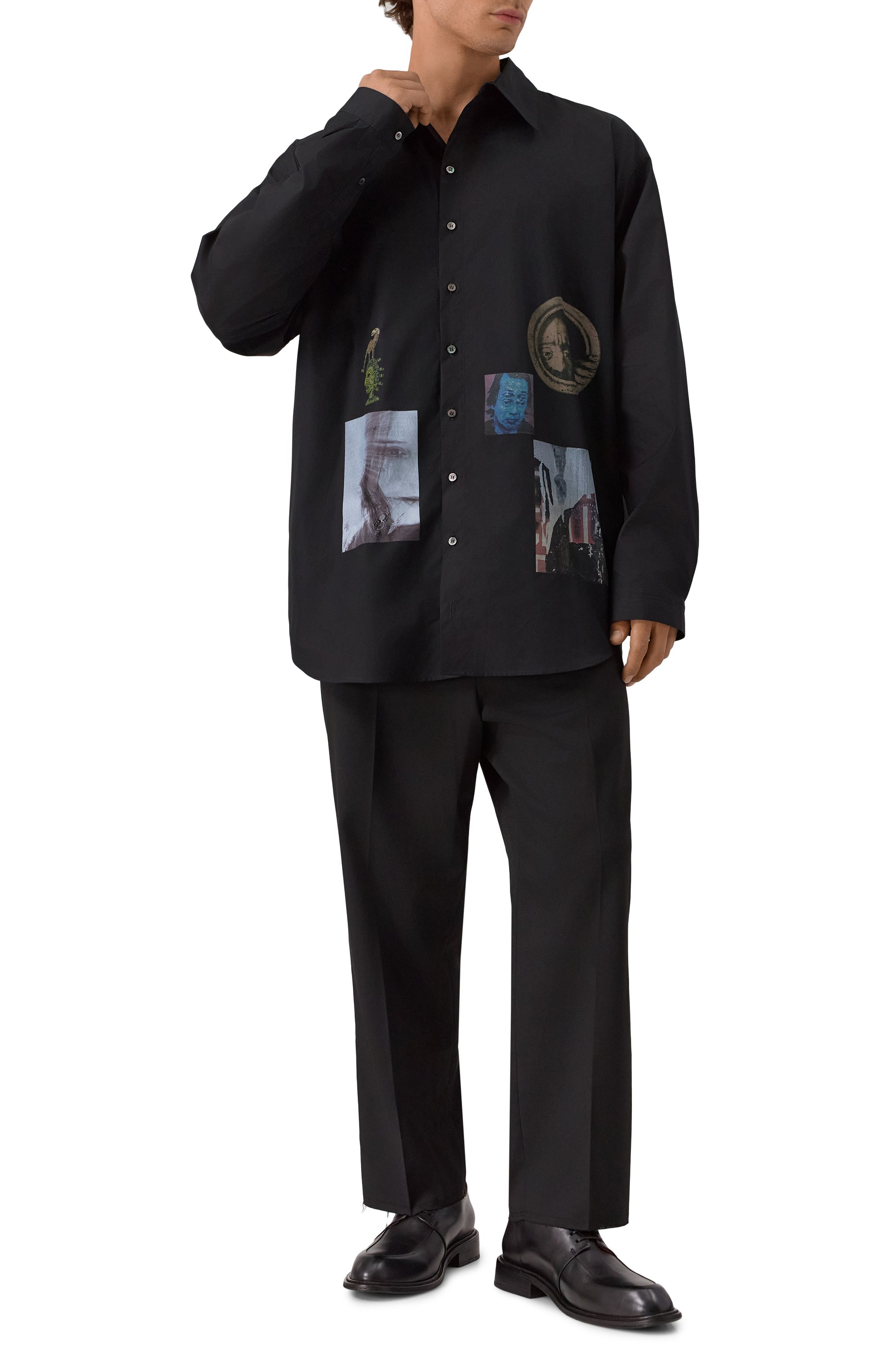 Хлопковая рубашка ISABEL BENENATO, арт. UW51PF25, фото 2