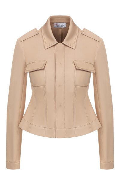Женский хлопковый жакет REDVALENTINO, арт. RR0CEA30/0F5