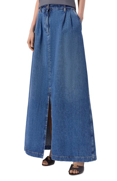 Джинсовая юбка DOLCE & GABBANA синего цвета по цене 118000 руб., арт. F4DC4D/G80B3, фото 3 Джинсовая юбка DOLCE & GABBANA, арт. F4DC4D/G80B3, фото 3