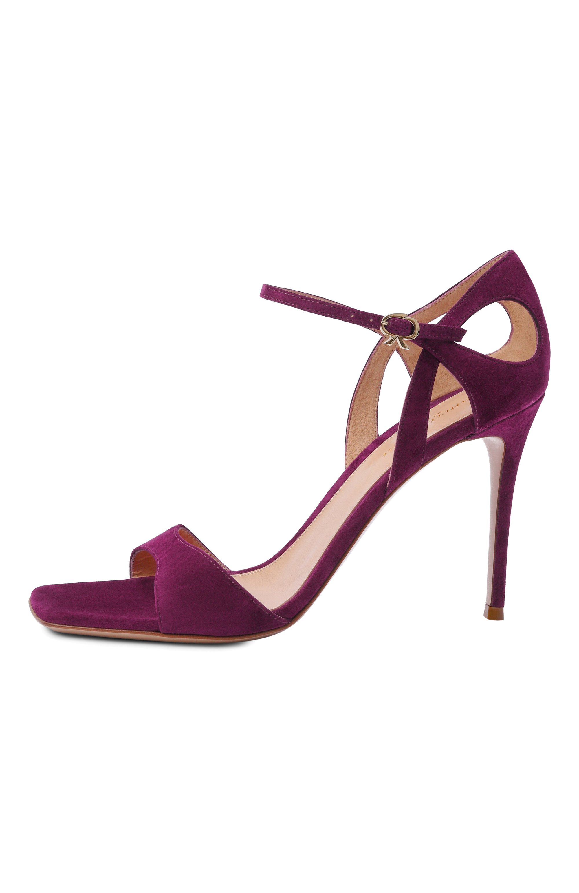 Замшевые босоножки charlotte 95 GIANVITO ROSSI, арт. G61781.95RIC.CAMP0IS, фото 4