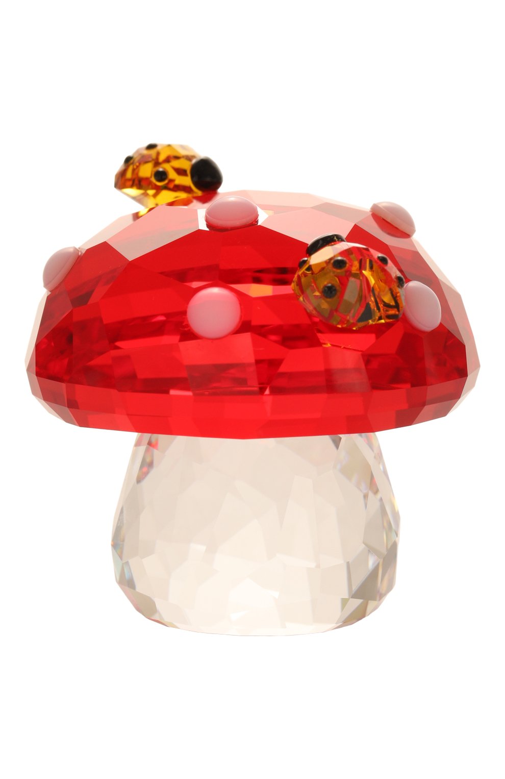 Фигурка idyllia mushroom and ladybugs SWAROVSKI прозрачного цвета по цене 20800 руб., арт. 5683436, фото 3 Фигурка idyllia mushroom and ladybugs SWAROVSKI, арт. 5683436, фото 3