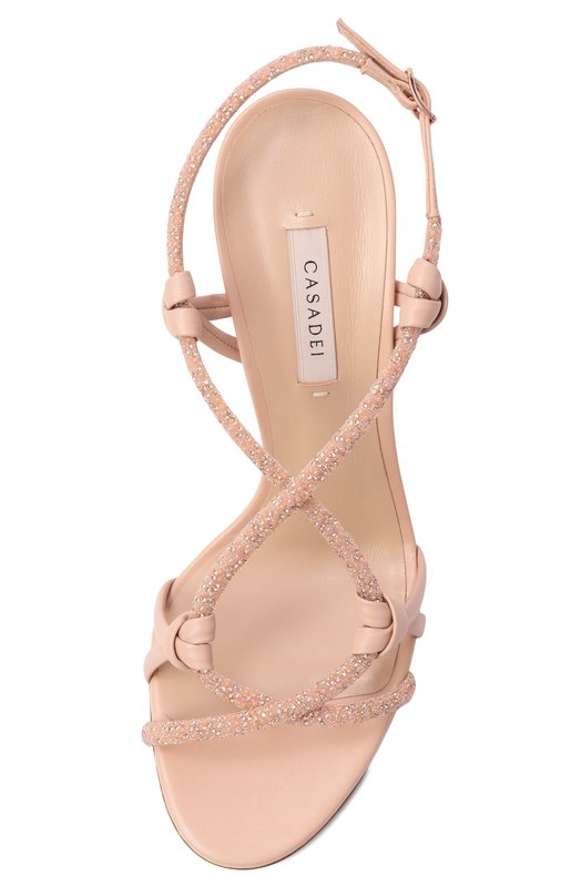 Комбинированные босоножки Julia Itaca 100 Casadei 1L472B1001/ITACA Бежевый  1L472B1001/ITACA Фото 6