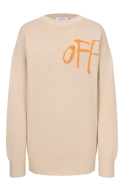 Женский хлопковый свитер OFF-WHITE, арт. 0WHE100S26KNI001