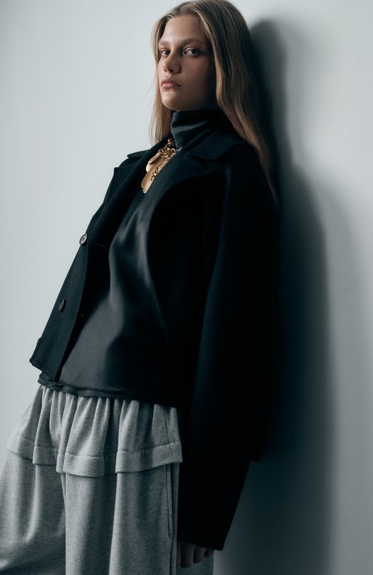 Кашемировое полупальто MVST M25.1PW.0007/C0L0MB0 50340 Чёрный  M25.1PW.0007/C0L0MB0 50340 Фото 6