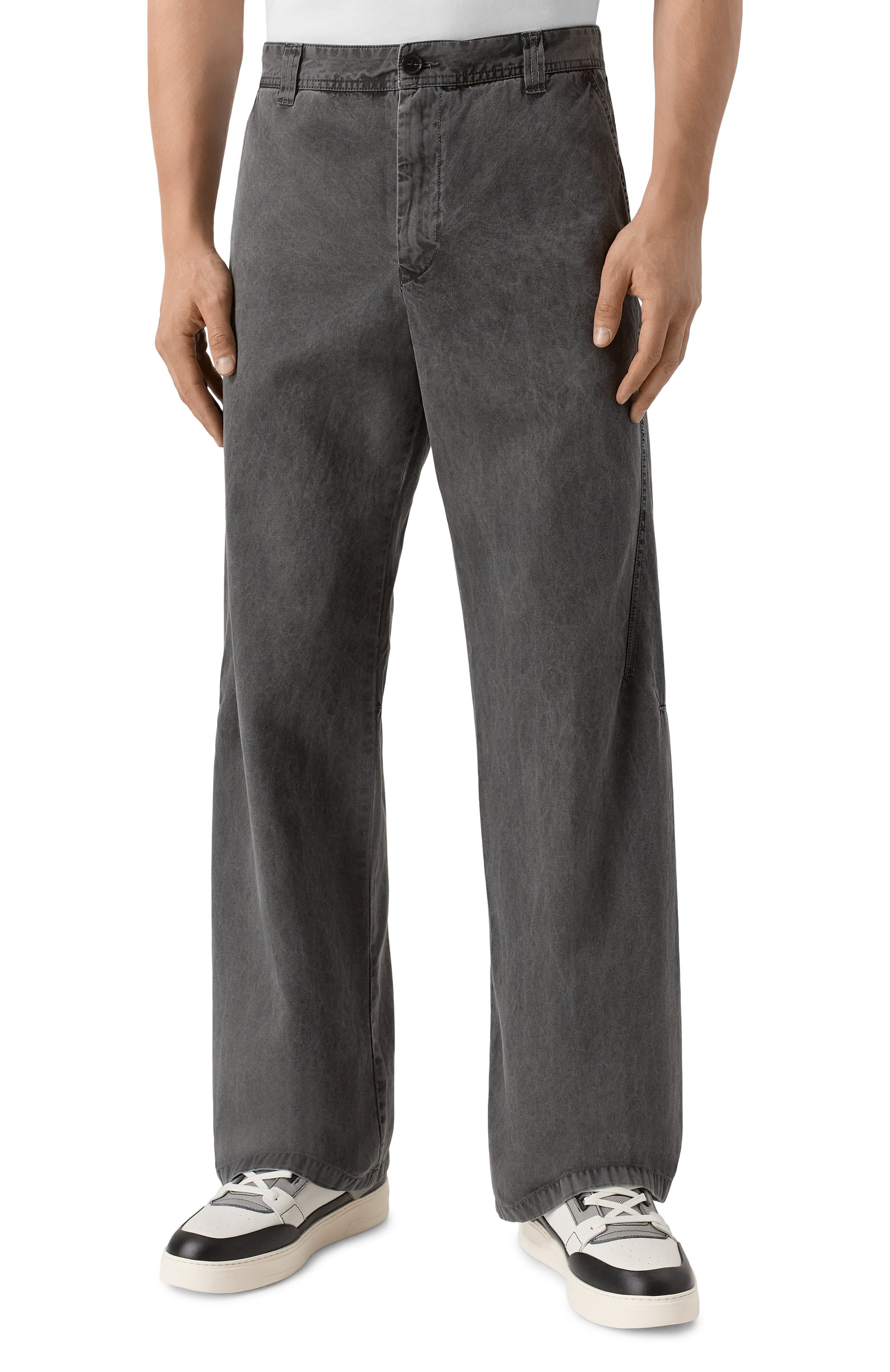 Хлопковые брюки DIESEL, арт. A15158/0NJBP, фото 3