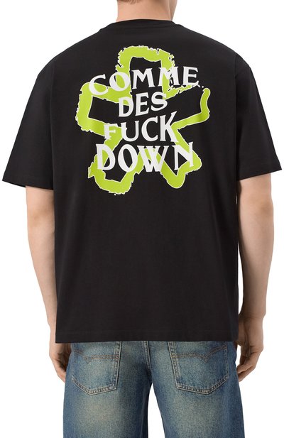 Хлопковая футболка COMME DES FUCKDOWN, арт. CFABM01594, фото 4