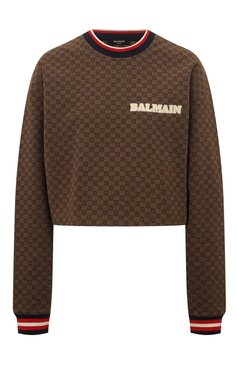Хлопковый свитшот BALMAIN, арт. BF2J0007/BC56, фото 1
