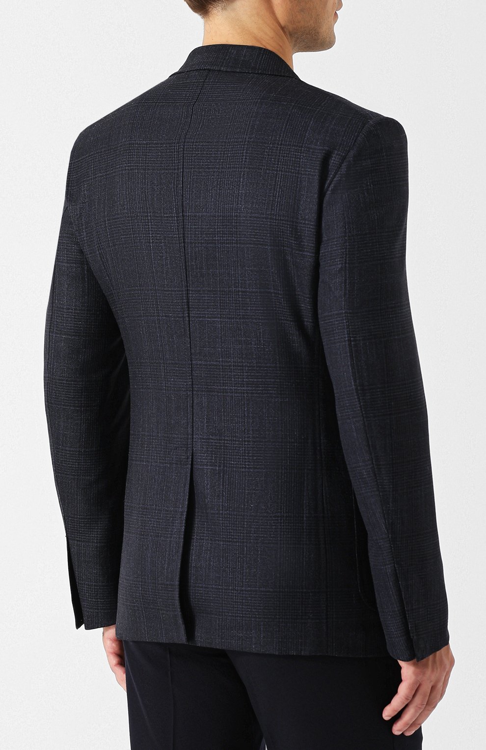 Однобортный пиджак из смеси шерсти и шелка TOM FORD, арт. 444R12/10SM40, фото 4