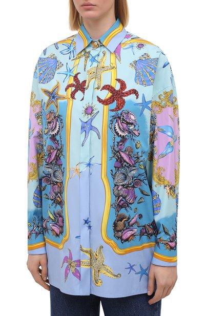 Хлопковая рубашка VERSACE, арт. A88869/1F00963, фото 3