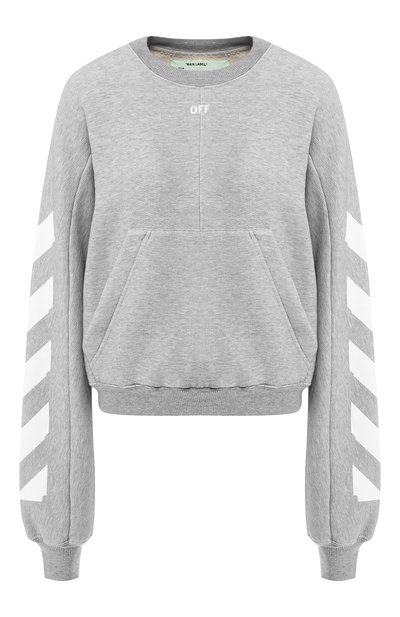 Женский хлопковый свитшот OFF-WHITE, арт. 0WBA043R194030690701