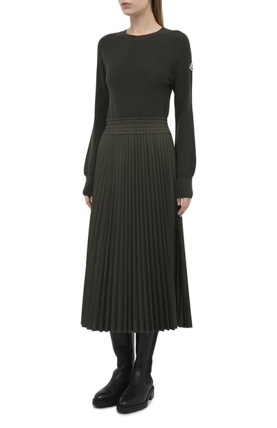 Шерстяное платье MONCLER, арт. F2-093-9I702-10-A9361, фото 3