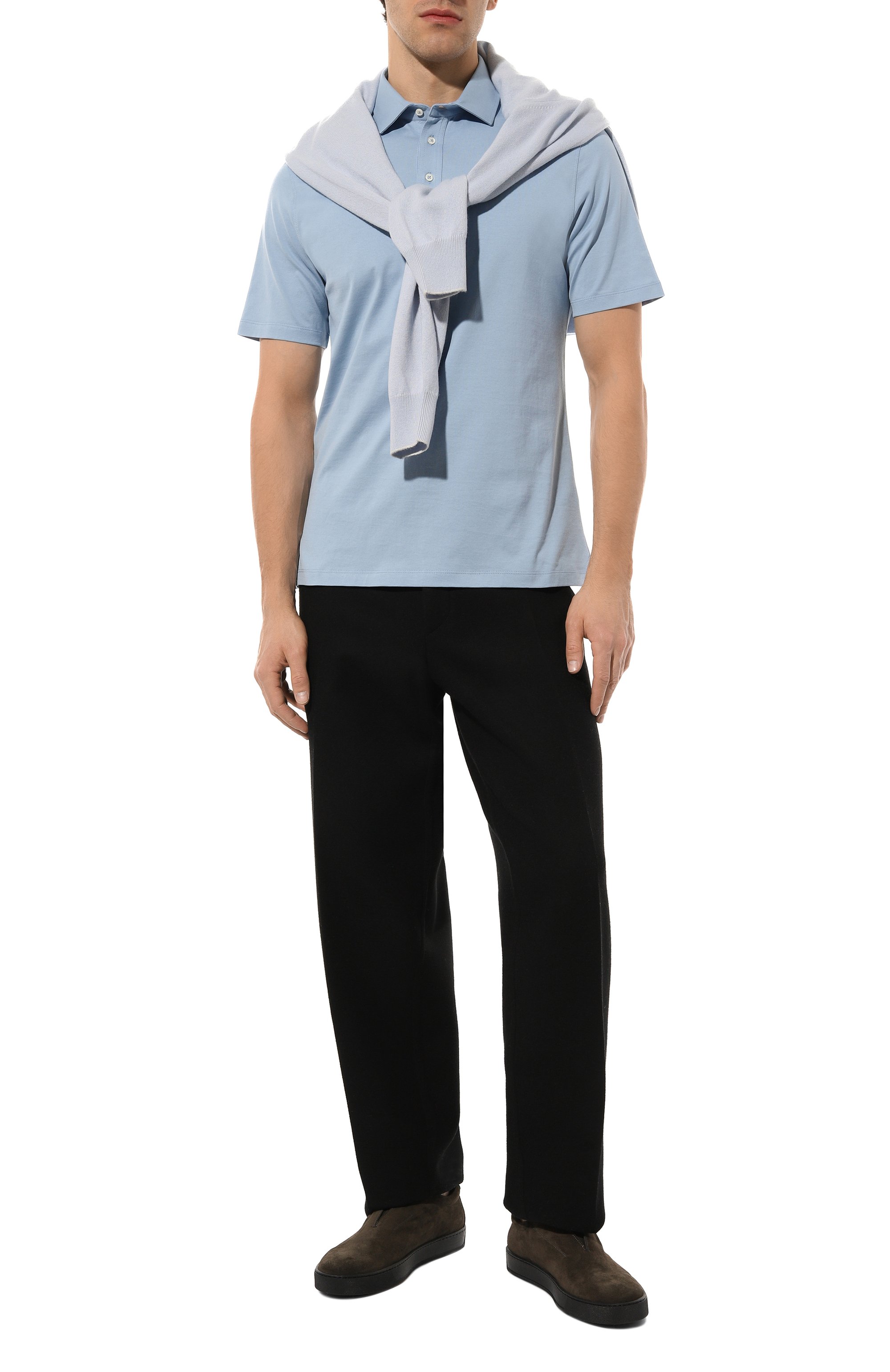 Хлопковое поло BRUNELLO CUCINELLI, арт. M0B133936, фото 2