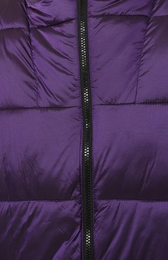 Женская утепленна�я куртка BOSS фиолетового цвета, арт. 50498806 | Фото 5 (Кросс-КТ: Куртка, Утепленный; Рукава: Длинные; Материал внешний: Синтетический материал; Материал сплава: Проставлено; Материал подклада: Синтетический материал; Драгоценные камни: Проставлено; Длина (верхняя одежда): Короткие; Стили: Кэжуэл)