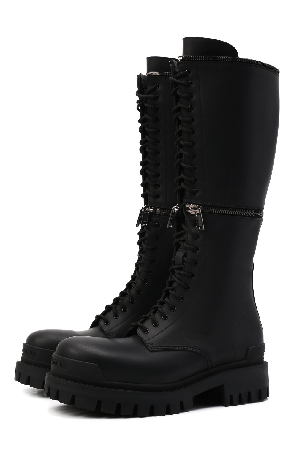 Кожаные ботинки master BALENCIAGA черного цвета по цене 143000 руб., арт. 664598/WA901, фото 1 Кожаные ботинки master BALENCIAGA, арт. 664598/WA901, фото 1