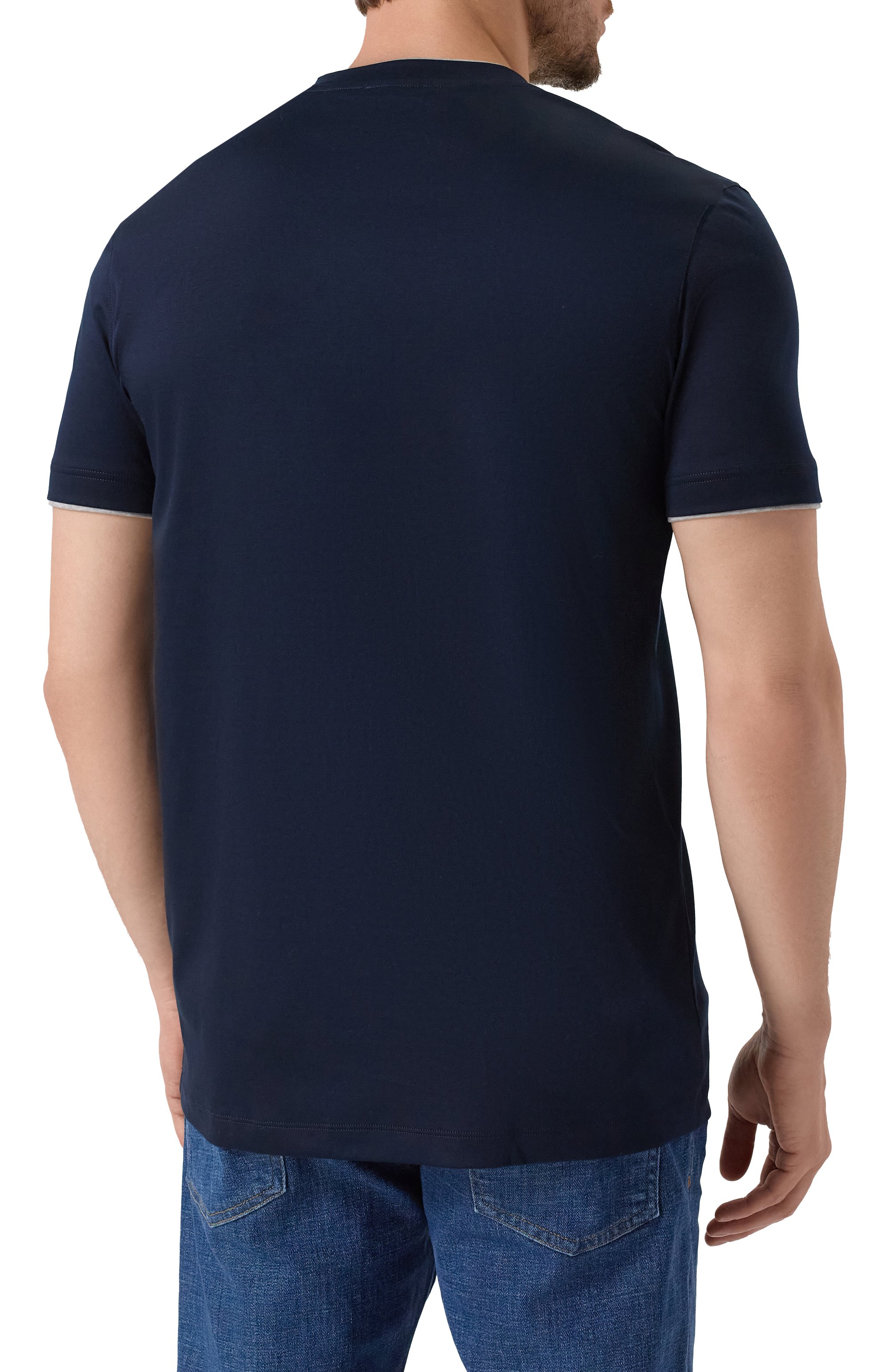 Хлопковая футболка VAN LAACK, арт. VL-PIL0S-F/180031, фото 4