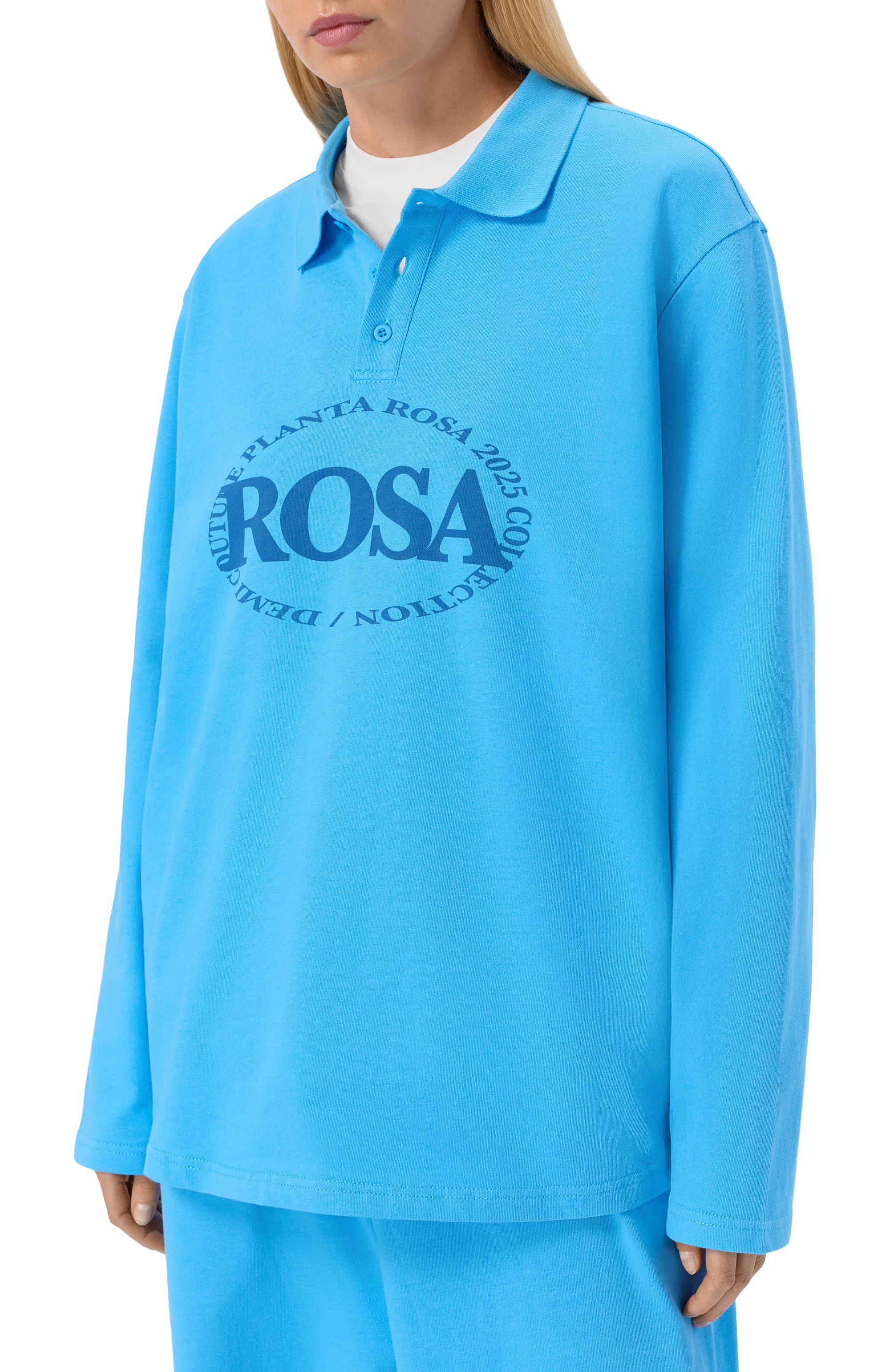 Хлопковое поло PLANTA ROSA, арт. PR/POLOLONG/ROSA/220, фото 6