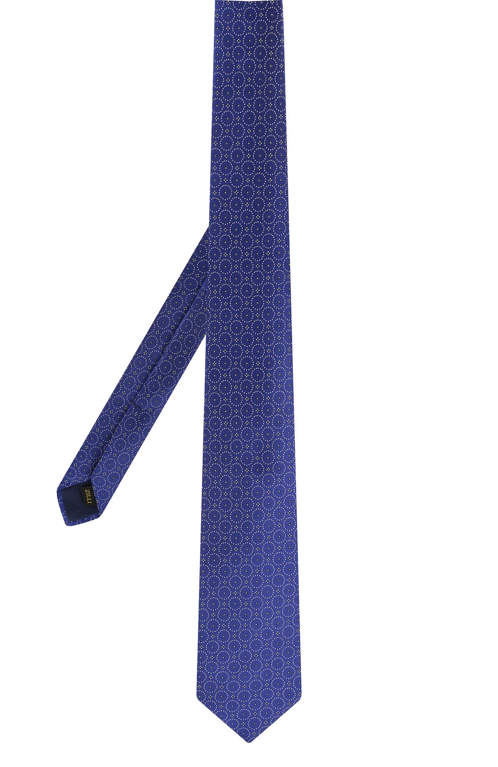 Шелковый галстук ZILLI синего цвета по цене 25800 руб., арт. 50106/TIE, фото 2 Шелковый галстук ZILLI, арт. 50106/TIE, фото 2