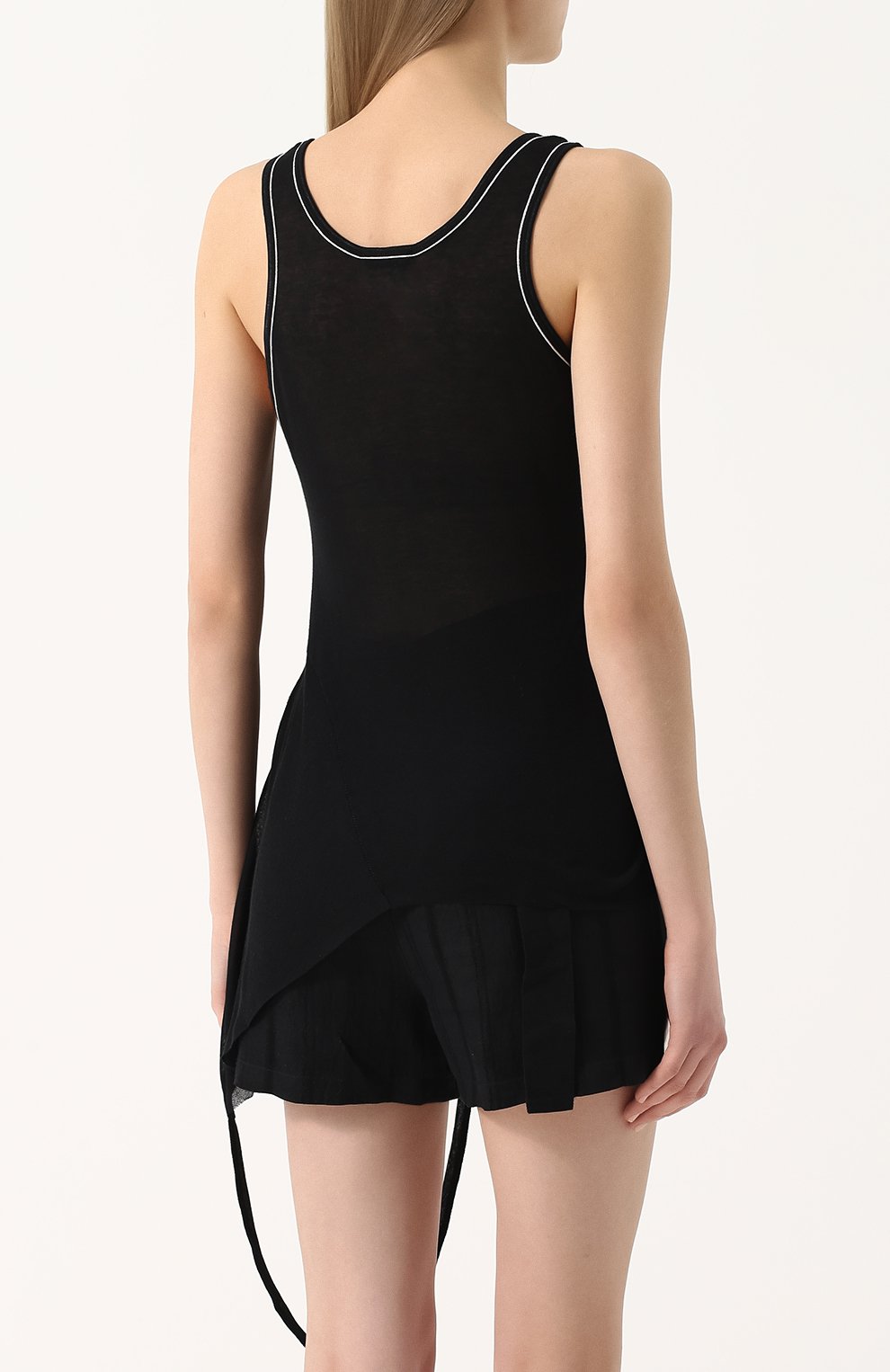 Топ асимметричного кроя с круглым вырезом ANN DEMEULEMEESTER, арт. 1801-2410-P-226-099, фото 4