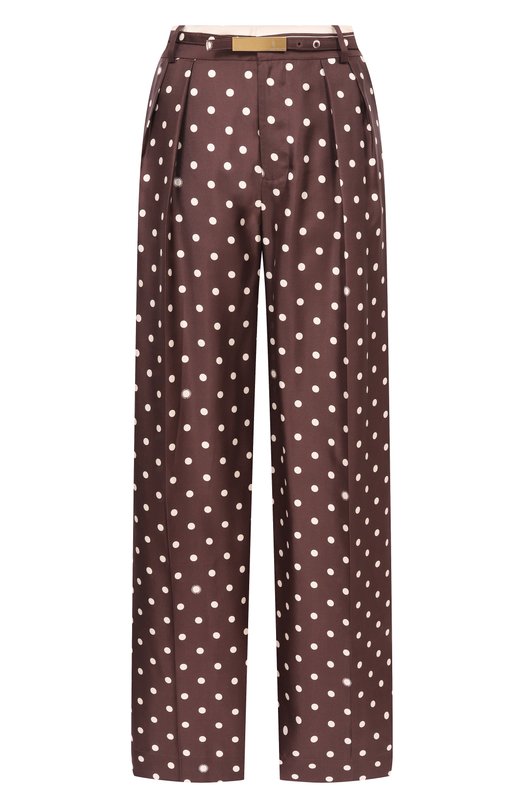 Шелковые брюки Zimmermann 8883PS26R Коричневый 8883PS26R