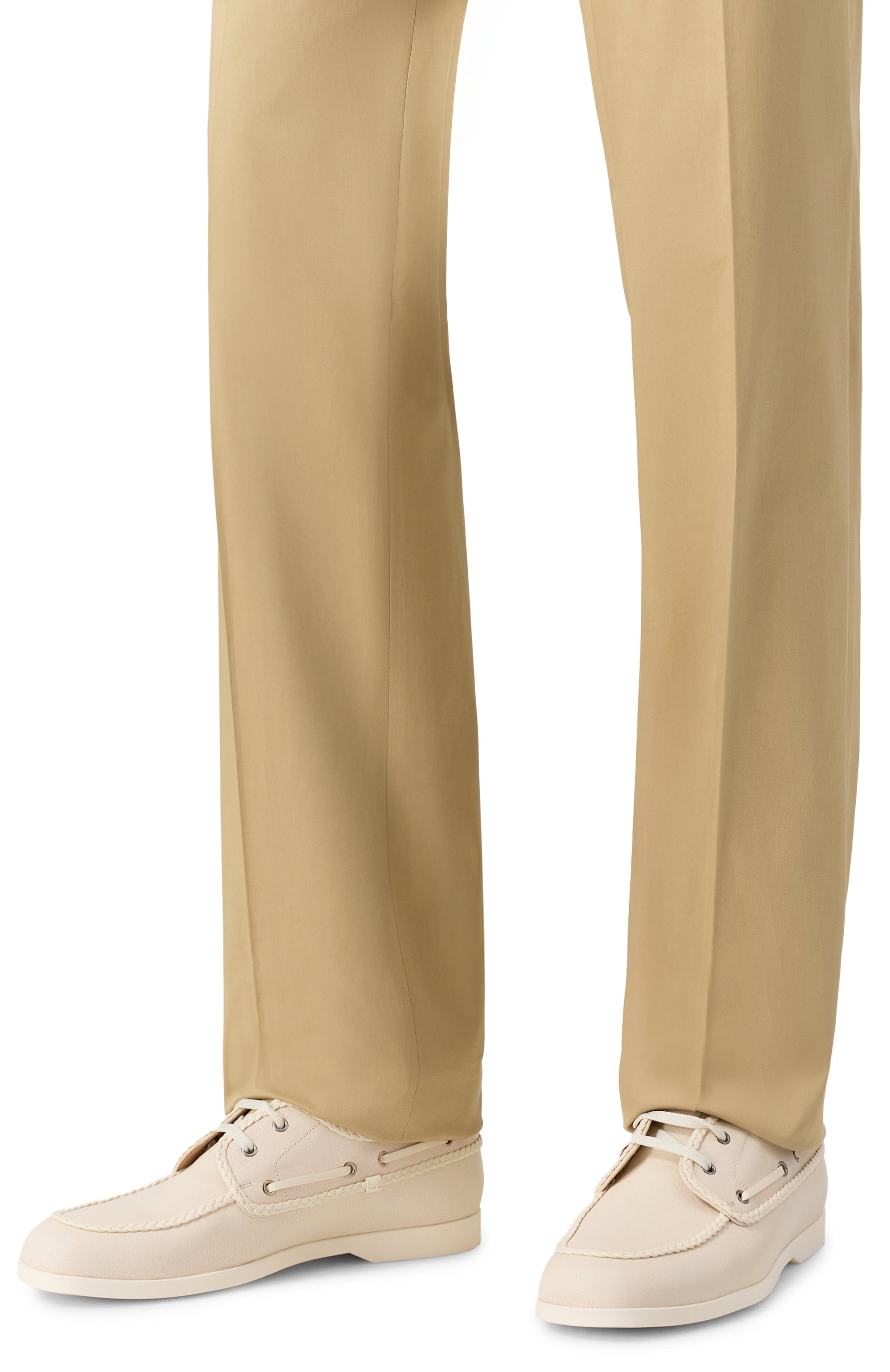 Кожаные топсайдеры palm avenue VALENTINO, арт. 7Y2S0J38/HCL, фото 3