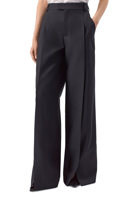 Шерстяные брюки Gooroo P033-3000-900-FW25/26 Чёрный  P033-3000-900-FW25/26 Фото 3