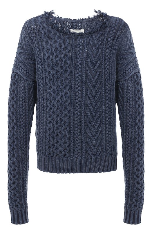 

Хлопковый свитер Greg Lauren, Синий