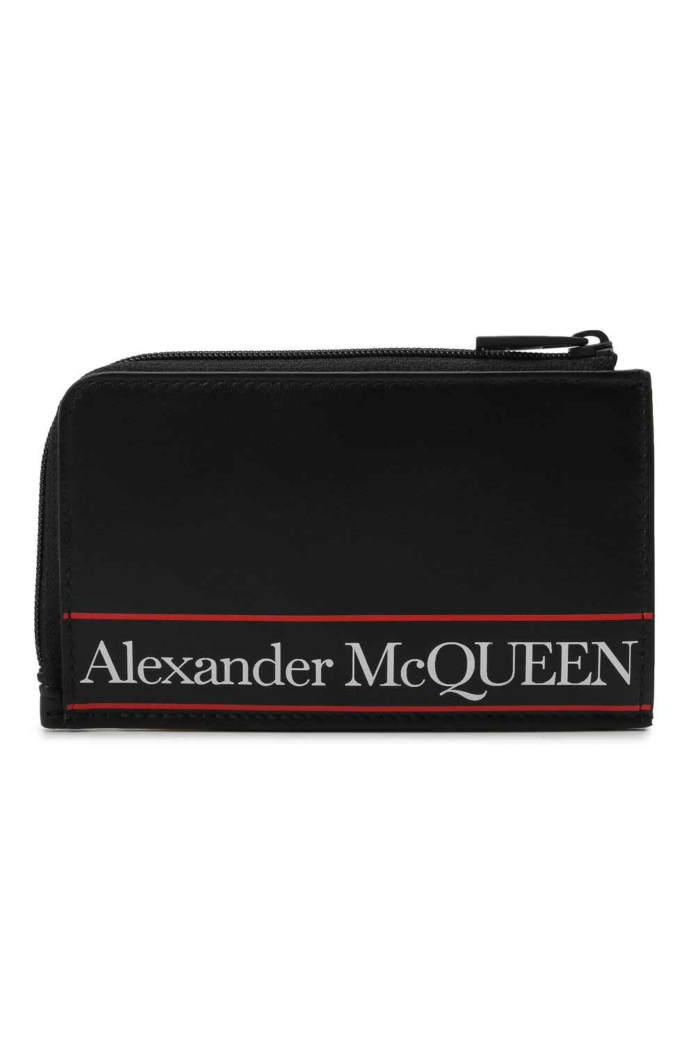 Кожаный футляр для кредитных карт ALEXANDER MCQUEEN черного цвета по цене 39100 руб., арт. 600390/1NT7B, фото 1 Кожаный футляр для кредитных карт ALEXANDER MCQUEEN, арт. 600390/1NT7B, фото 1