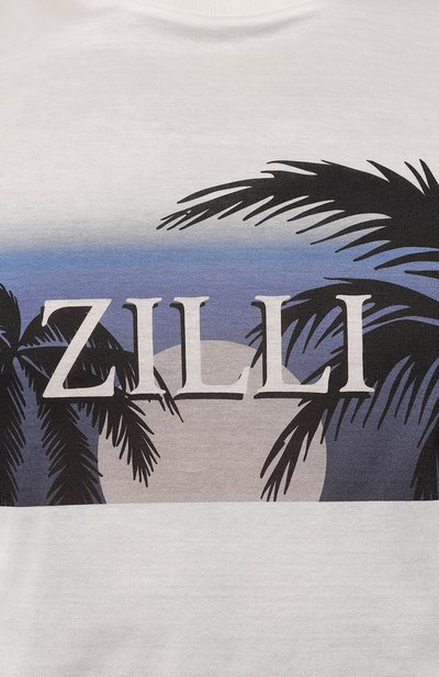 Хлопковая футболка ZILLI, арт. TSR02AM0110VZLF01, фото 5