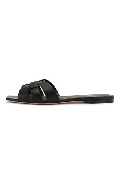 Кожаные шлепанцы nu pieds SAINT LAURENT, арт. 472064/BDA00, фото 3
