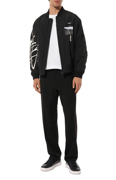 Хлопковый лонгслив BOSS ORANGE, арт. 50476192, фото 2