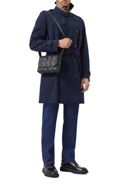 Мужская сумка diago small BOTTEGA VENETA черного цвета, арт. 795637/V56A1 | Фото 7 (Ремень/цепочка: На ремешке; Материал сплава: Проставлено; Размер: small; Материал: Натуральная кожа; Драгоценные камни: Проставлено)