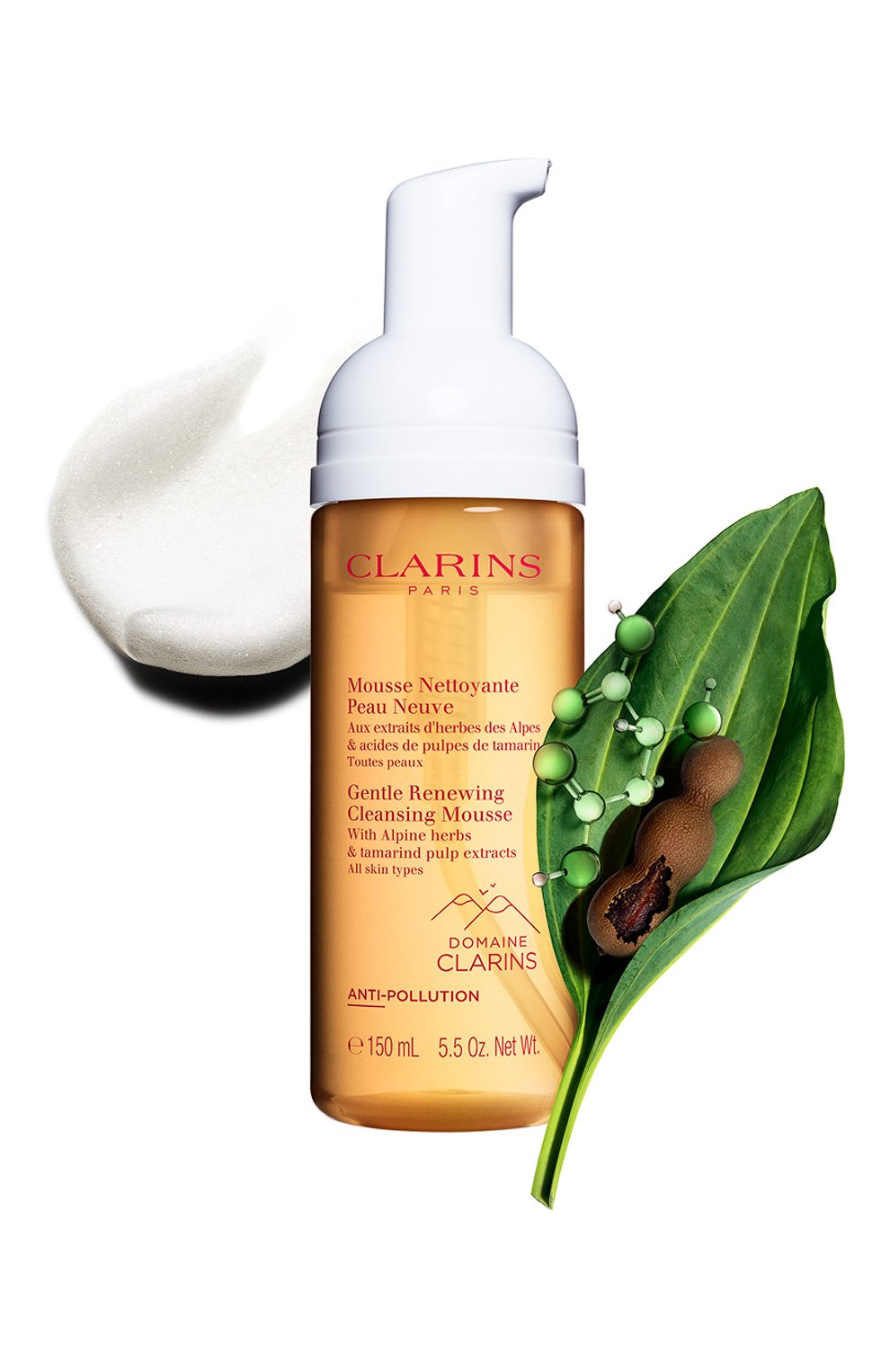 Очищающий пенящийся мусс для любого типа кожи (150ml) CLARINS, арт. 80071909, фото 2