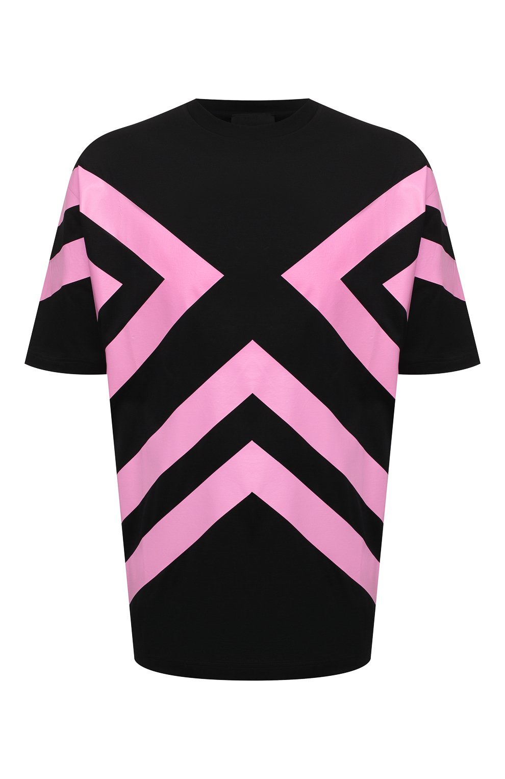 Хлопковая футболка PRADA, арт. UJN741-1ZWB-F0002-211, фото 1