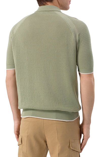 Хлопковое поло KITON, арт. UMK064902, фото 4