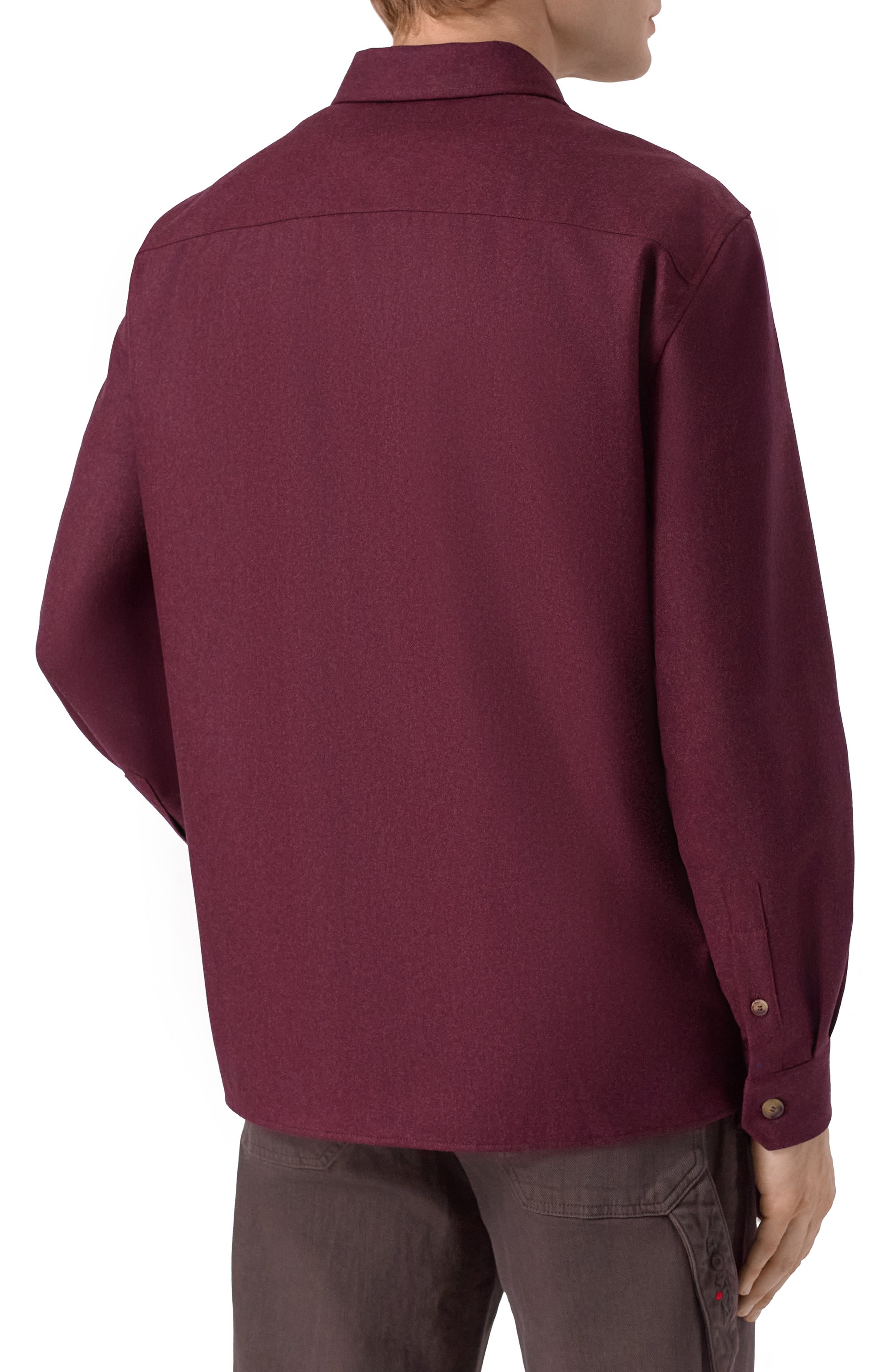 Шерстяная рубашка BRUNELLO CUCINELLI, арт. M038P0720, фото 4